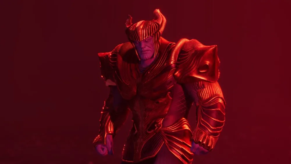 Thanos A.K.A. Evil Grimace in Guardians of the Galaxy