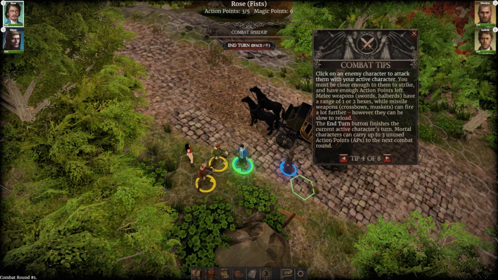 The Necromancer's tale - Early Combat