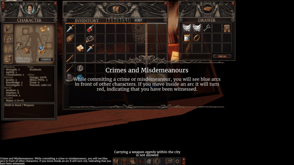 The Necromancer's tale - Inventory Management