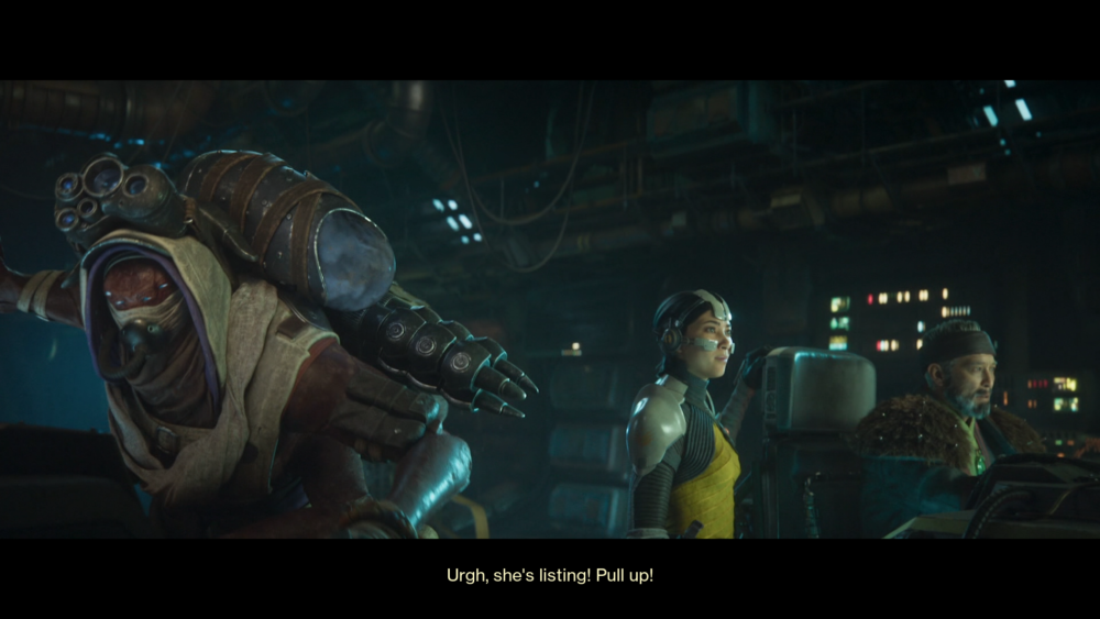 Drifters Fireteam onboard his ship