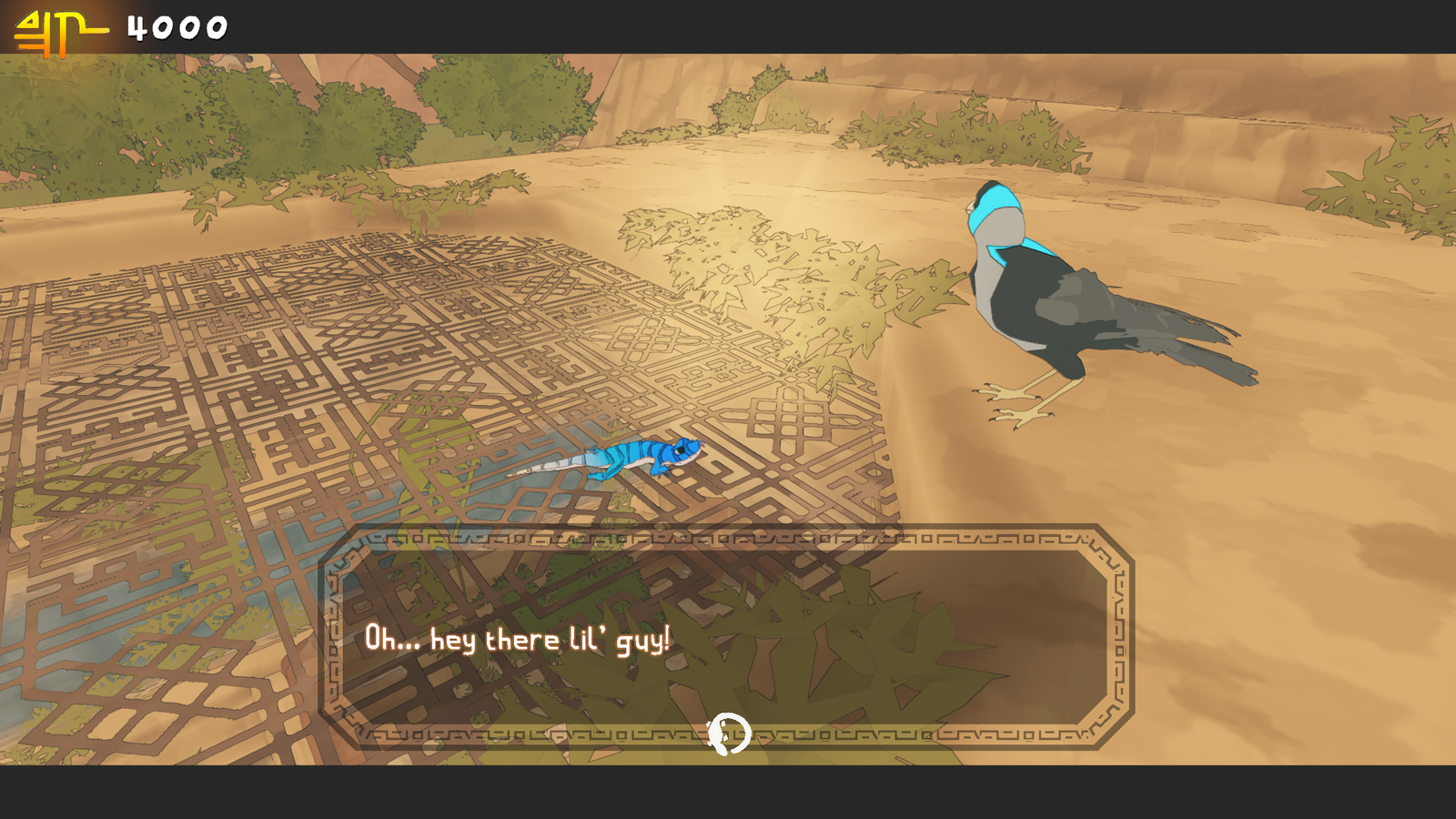 Gecko Gods dialog boxes