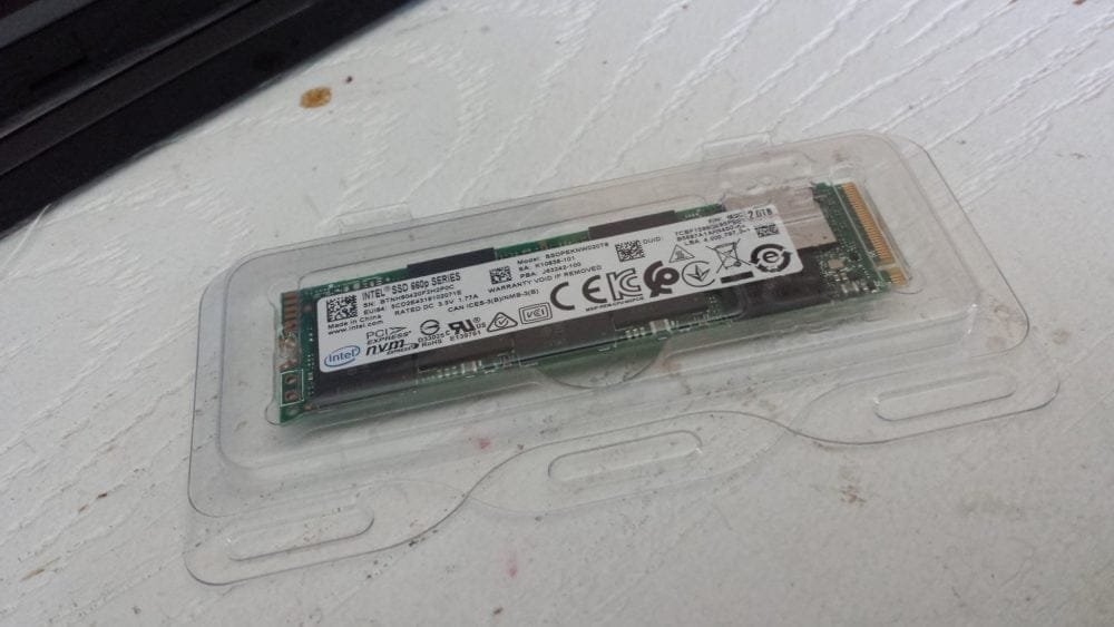 The NVME drive