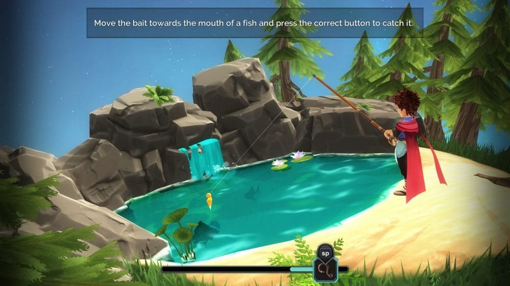 Fishing mini game