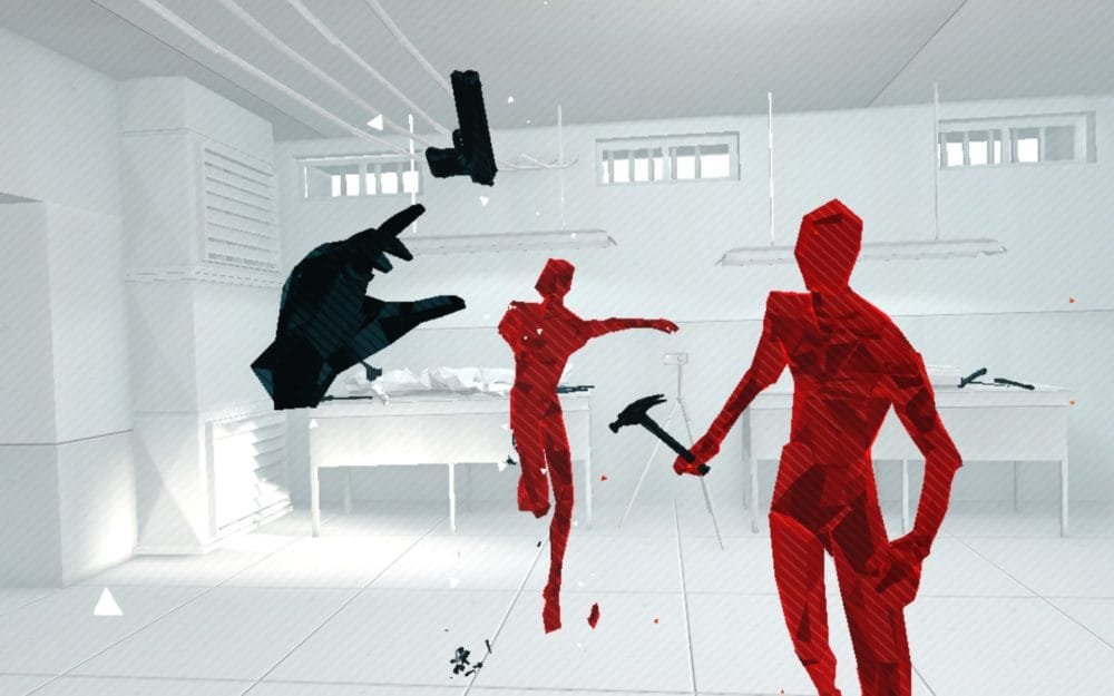 Superhot VR gunplay