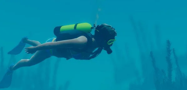 diving