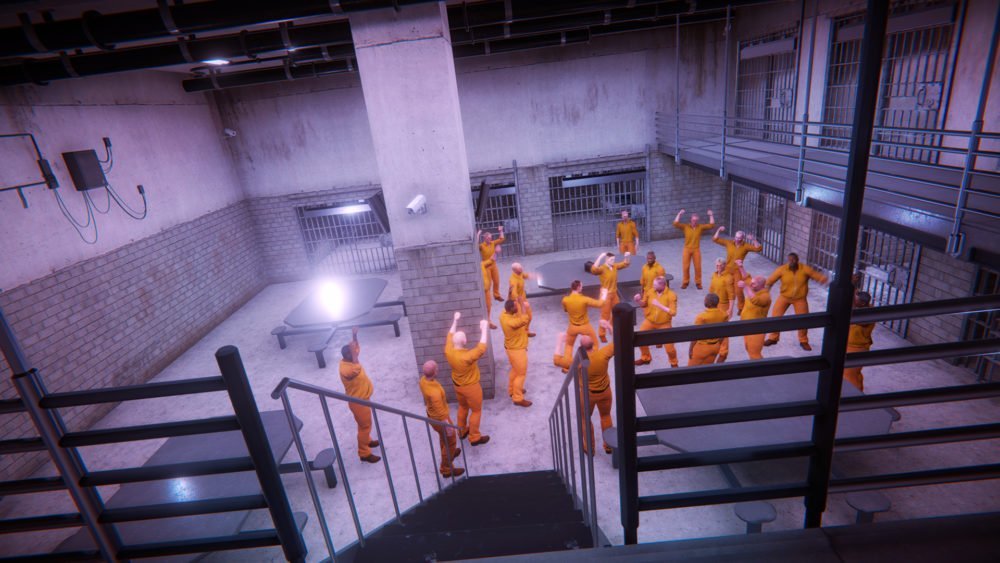 Prison fights in Prison Simulator